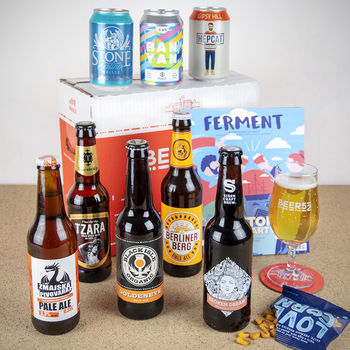 Eight Mixed Craft Beers And Ferment Magazine, 6 of 6
