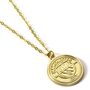 Manchester City Football Club Gold Finish Crest Necklace, thumbnail 8 of 8