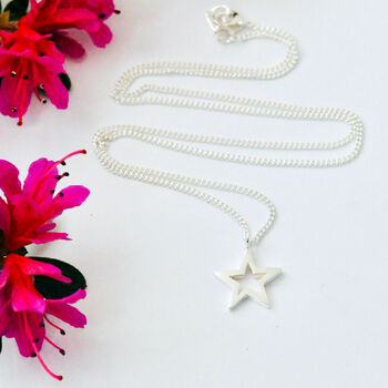Star Necklace In Sterling Silver, 3 of 12