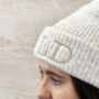 Personalised Super Soft Ribbed Beanie With Initials, thumbnail 3 of 5