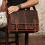 Urban Large Leather Satchel Bag, thumbnail 1 of 8