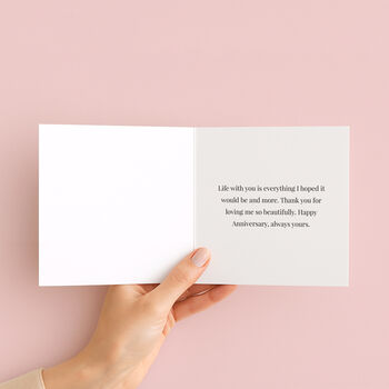 Personalised 40th Wedding Anniversary Card, 4 of 6