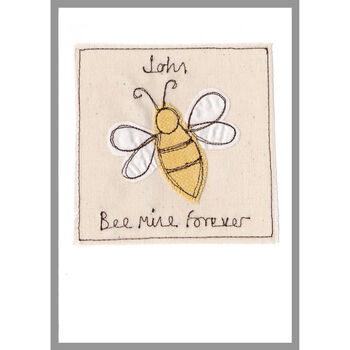 Personalised Bumble Bee Birthday Card For Her Or Him, 10 of 12