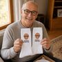 Personalised Face Socks Gift For Grandad, thumbnail 5 of 12