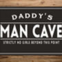 Personalised Man Cave Metal Sign, thumbnail 3 of 4