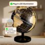 Travel Gift World Globe LED Lamp, thumbnail 1 of 12