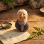 Handmade Felt Sir David Attenborough Decoration, thumbnail 1 of 5