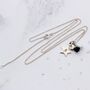 Good Luck Charm Necklace In Sterling Silver, thumbnail 7 of 9