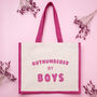 'Outnumbered By Boys' Mum Classic Shopper Bag, thumbnail 1 of 8