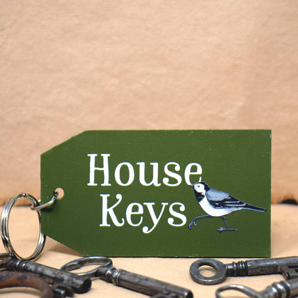 Image of Wild Bird House Keys Key Ring