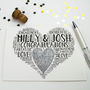 Personalised Engagement Love Sparkle Card, thumbnail 7 of 7