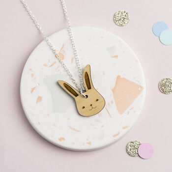 Wooden Bunny Rabbit Necklace, 2 of 12