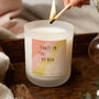 Trust In New Beginnings Uplifting Affirmation Candle, thumbnail 1 of 8