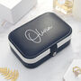 Personalised Midnight Blue Jewellery Case, thumbnail 1 of 6