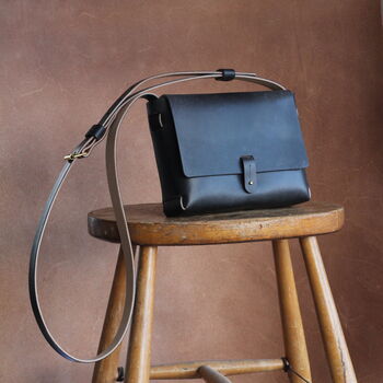 Handmade Leather 'Rowan' Handbag / Crossbody Bag, 5 of 8