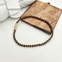 Black Beads Elegant Indian Nazaria Bracelet, thumbnail 6 of 6