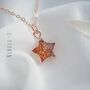 Sunstone Star Necklace, thumbnail 1 of 11