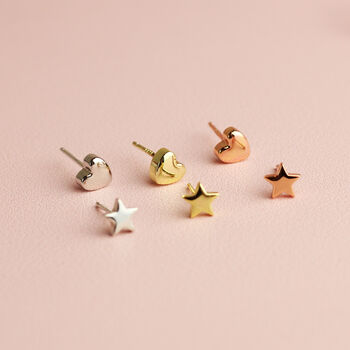 Be My Valentine Stud Earrings With Add On's, 4 of 11