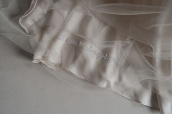 Personalise Your Veil Embroidered Appliqué, 3 of 5