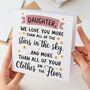 Funny Daughter Birthday Card, thumbnail 1 of 3