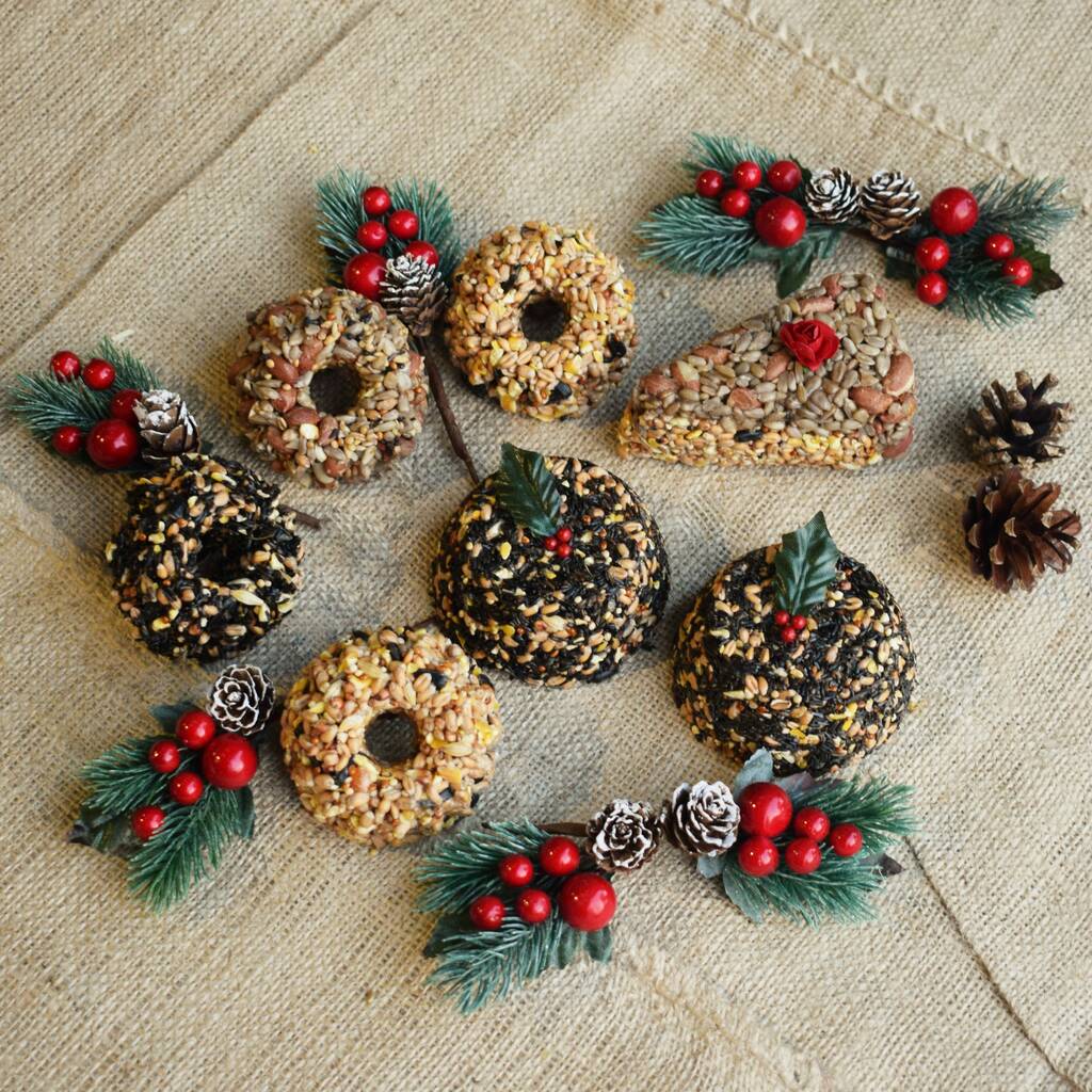 Christmas Hamper Bird Food Gift Set Selection By The Bird Bakery