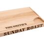 Personalised Sunday Roast Meat Carving Board, thumbnail 2 of 3