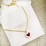 Love Heart 18 Ct Gold Plated Necklace, thumbnail 1 of 2