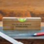 Wooden Spirit Level Bottle Opener 'You're On A Whole Other Level' | Fathers Day | Gift Box | Gift For Dad | Engraved Gift | Gift For Him, thumbnail 1 of 3