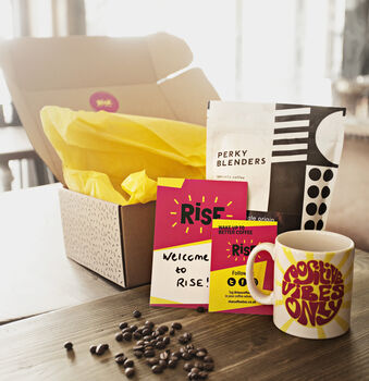 'Positive Vibes Only' Coffee And Mug Gift Box, 2 of 4