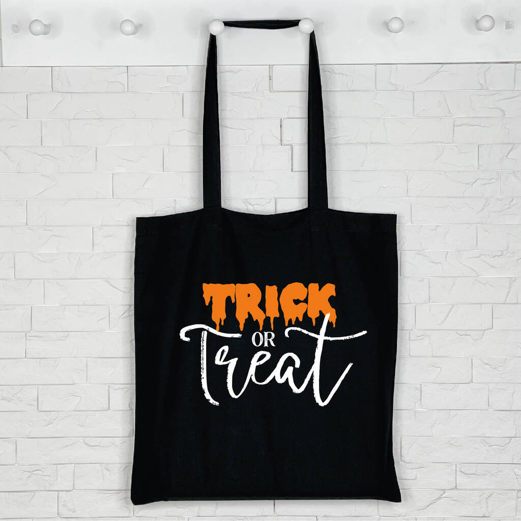 Trick Or Treat Halloween Tote Bag, 1 of 2