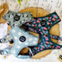 Vintage Clover Green Peonies Dog Harness, thumbnail 6 of 12
