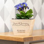 Personalised 5th Anniversary Wood Gift Planter, thumbnail 3 of 4