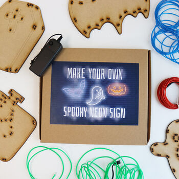 Halloween Make Your Own Spooky Neon Sign, 9 of 12