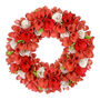 Country Charm Rose Christmas Wreath, thumbnail 2 of 6