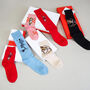 Alice's Adventures In Wonderland Men Socks White Rabbit, thumbnail 4 of 4