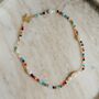 Christa 90s Style Pearl Beaded Coloured Necklace, thumbnail 2 of 5