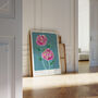 Peonies Hand Painted Art Print, thumbnail 2 of 6