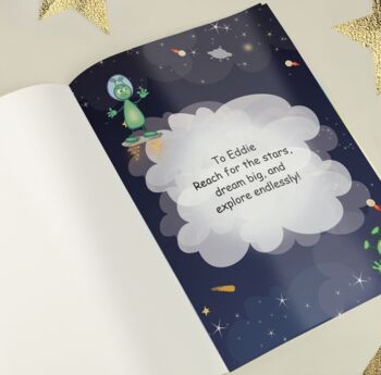 Personalised Space Story Book, 5 of 5