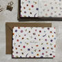 Pressed Wildflowers A6 Folded Thank You Cards And Envelopes, thumbnail 3 of 10