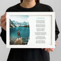 Personalised Photo Poem Girlfriend Art Print, thumbnail 4 of 10