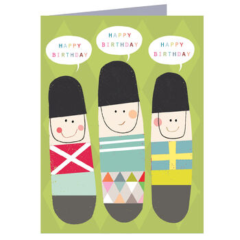 Mini Soldiers Birthday Card, 2 of 5