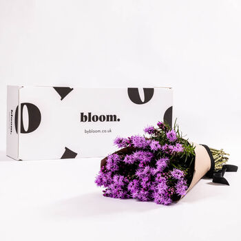 Purple Liatris Fresh Flower Bouquet, 2 of 3