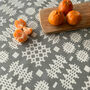 Welsh Blanket Print Oilcloth Tablecloth, thumbnail 4 of 12