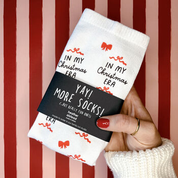 Personalised Taylor Swift Inspired Era Christmas Socks, 2 of 7