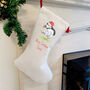 Personalised Puffin Christmas Stocking, thumbnail 5 of 7