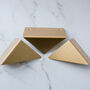 Brass Triangle Cabinet Handle, thumbnail 1 of 4
