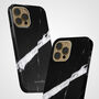 Minimal Black Marble Tough Case For iPhone, thumbnail 3 of 4