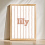 Personalised Name Boho Nursery Print, thumbnail 2 of 2
