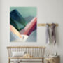 Mountain Cycling Landscape Art Print, thumbnail 2 of 5