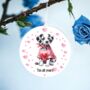 Personalised Pet Dalmatian Dog Love Decoration, thumbnail 1 of 2
